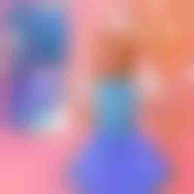 Saia brilhante com LED PRINCESS