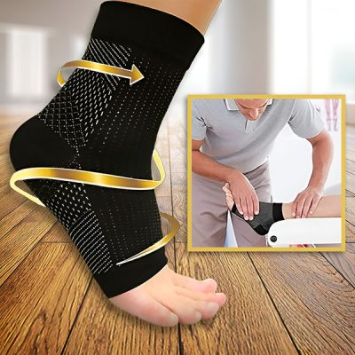 Par de meias de compressão com fibras de cobre OPEDIA