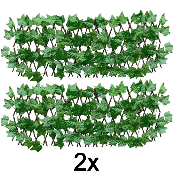 2x Cerca decorativa e prática para terraço ou jardim | GREENFENCE